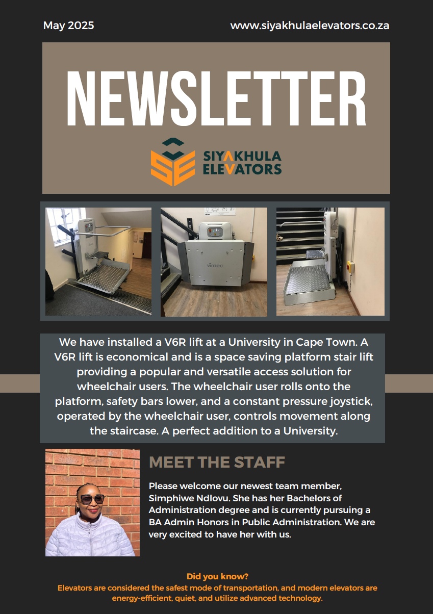 May 2025 Newsletter